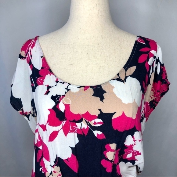 Banana Republic Factory elastic waist floral dress - Picture 2 of 8
